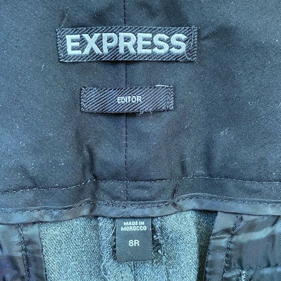 Express Editor Charcoal Pants - Picture 13 of 16